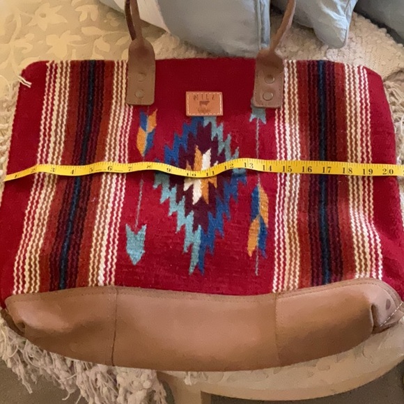 Will Southwest Leather and Wool Large Bag - Picture 12 of 15